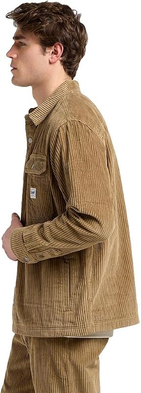 - Chemise Homme - Coupe Décontractée - Workwear Overshirt - Kaki Foncé