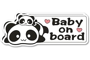 PICASSOSKY Baby on Board Magnet Decal Safety Signs for Baby on Board Magnet for Car，Cute Baby on Board Magnet for Car，Baby on Board Signs for Car
