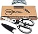 NOVASKO Premium Heavy Duty Kitchen Shears (Black/White)