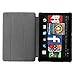 Fire HD 7 (2014 Model) Case - Poetic Fire HD 7 Case [Slimline Series] - [Lightweight] [Ultra-slim] PU Leather Slim-Fit Trifold Cover Stand Folio Case for Amazon Fire HD 7 (2014 Model) 4th Gen Only - Black , Will Not Fit Fire 7