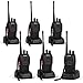Ansoko Long Range Walkie Talkie Rechargable FRS/GMRS 16-Channel Handheld Two Way Radio with Earpiece (6 Pack)