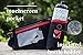 Georo Fit Hydration Running Belt With 22oz Insulated Water Bottle | Fanny Waist Pack | Fuel Belt For Men and Women Fits Iphone X 6 7 8 Plus