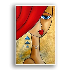 Framed Canvas Wall Art for Living Room, Bedroom Minimalist Abstract Canvas Prints for Modern Home Decoration Ready to Hang - 16"x24" inches