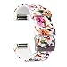 Replacement for Fitbit Charge 2 Band, Soft Silicone Adjustable Sport Strap Printed Bands with Classic Buckle Fitness Accessory Wristband for Fitbit Charge2 (Pattern-3, Small (Wrist 5.5