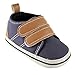 Luvable Friends Unisex Baby Crib Shoes, Blue Hook, 0-6 Months