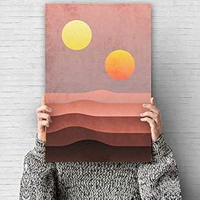 Canvas Wall Art Nordic Style Canvas Prints Home Artwork Decoration for Living Room,Bedroom - 12x18 inches