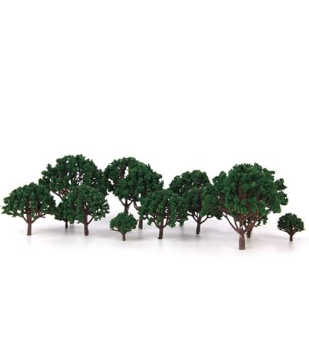 Amazon.com: WOODLAND SCENICS TR1571 Mix Green Decid Trees 2-3 (23