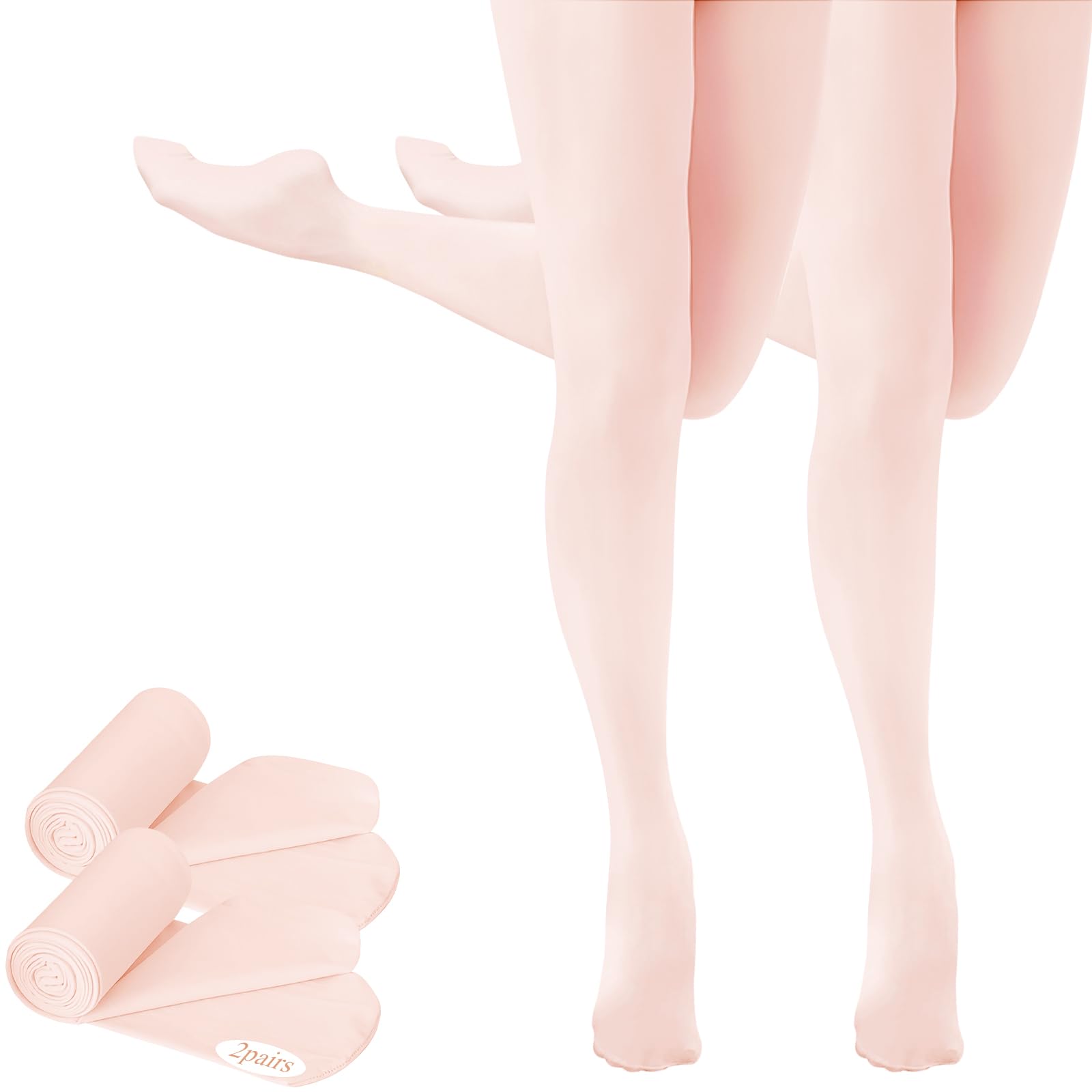 Photo 1 of Buauty 2Pcs Ballet Tights For Gils, Toddler Ballet Tight, Leotards Dance Outfit for Kids