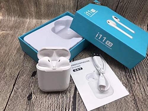 Kavita E Traders Compatible i11s TWS Wireless Bluetooth Earbuds Headphones with Mic and 2 Way Pairing Earphones for iOS and Android Phones