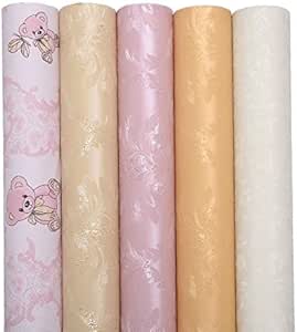 REAGONE La simple idea de Color Oro puro papel tapiz fresco