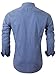 Emiqude Men's 100% Cotton Slim Fit Casual Long Sleeve Button Down Polka Dot Dress Shirt