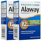 Bausch & Lomb Alaway Itch Relief Eye Drops-0.34 oz, 2 pack