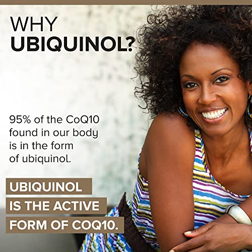 Qunol Plus Ubiquinol + Omega 3, Ubiquinol CoQ10 100mg with 250mg Omega