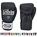 Fairtex Muay Thai Boxing Training Sparring Gloves (Black,16 oz)