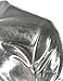 JOGAL Metallic Gold Shirts Nightclub Styles Hoodies Large Silver