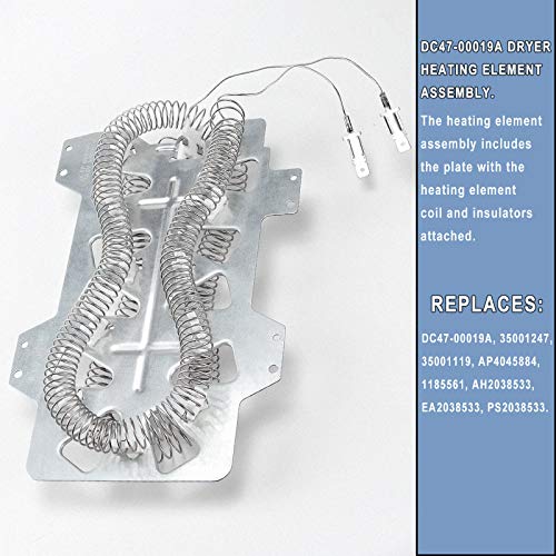 Electric Dryer Heating Element DC4700019A with Heavy Duty Coil By