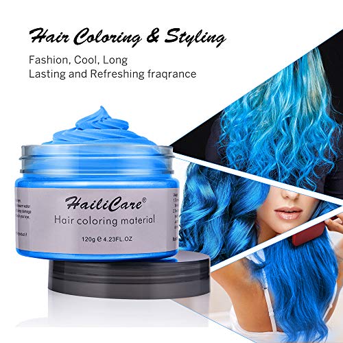 4 Pack Temporary Hair Color Wax, Instant Hair Dye Wax Hair Pomades, Hair Styling Coloring