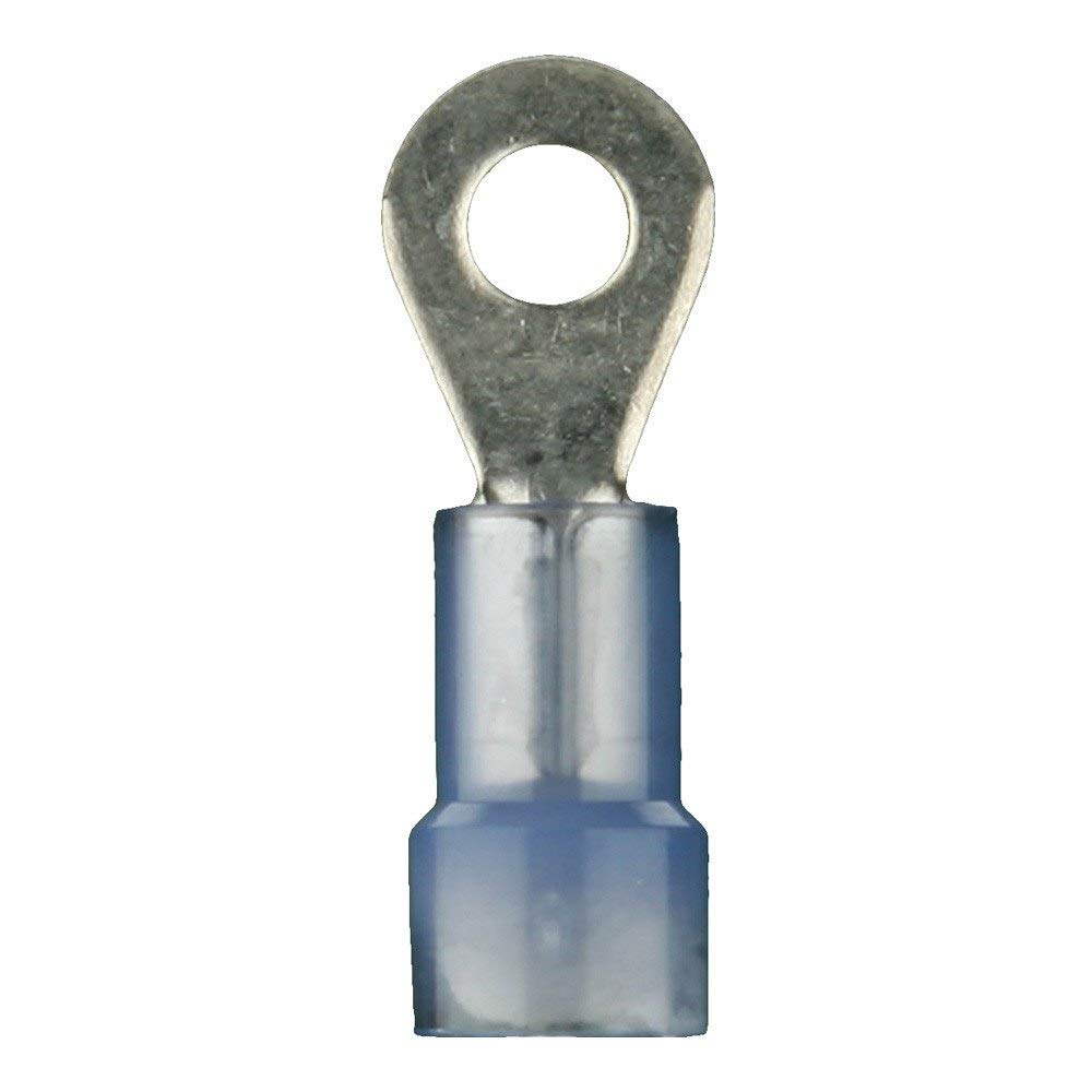Install Bay BNRT6 Ring Terminal Blue 16/14 Gauge #6-100 Bag
