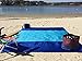 SAND-AWAY Sand Proof Outdoor Compact Beach Blanket (20% Bigger 9 x 7 ft) Oversized Beach, Picnic Blanket/ Beach Mat (INCLUDES 4 FREE STAKES!) Great for the Beach, Picnic, Camping, Hiking - XXL (royal)