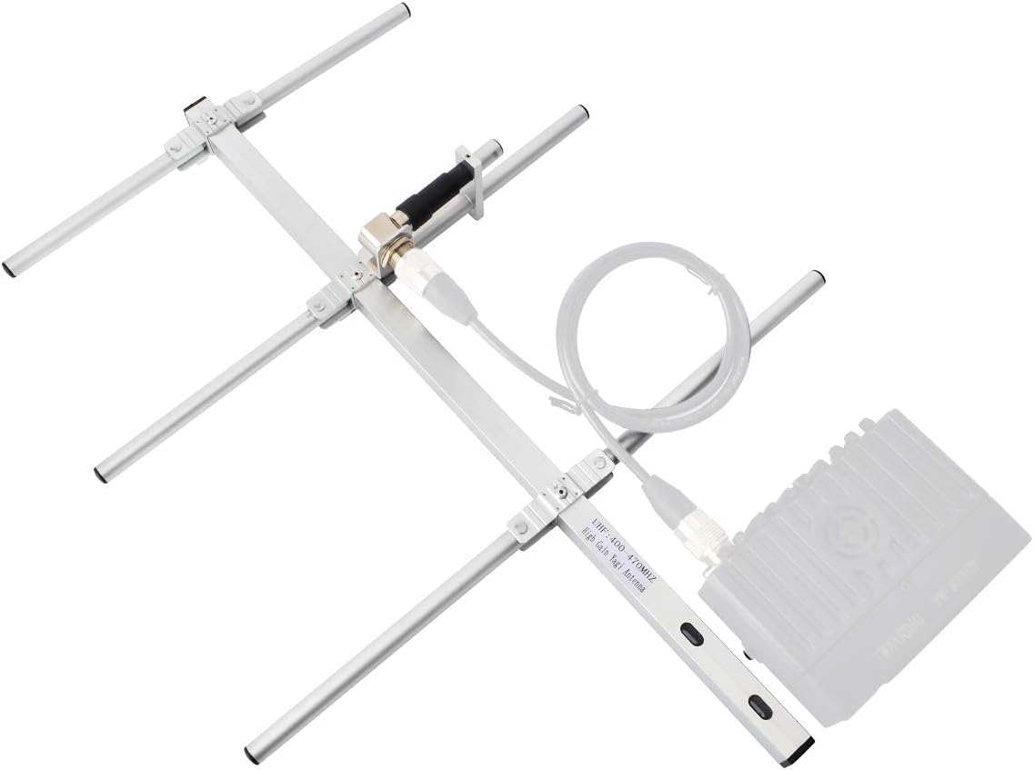 HYS YG03F Yagi 7dBi High Gain 100W UHF 400-470Mhz 70CM Aluminium Alloy SO-239 Connector Foldable Antenna for Yaesu Motorola Baofeng Kenwood 2-Way Radio Transceiver: Home Audio & Theater