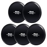 eBoot Black Anti-slip Gel Pads Sticky Cell Pads Non-slip Gel Mat Sticky Auto Gel Holder for Cellphone, Pad, Keys, 5 Packs