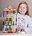 Strictly Briks Stackable Clear Baseplates - Compatible with Lego & Major Brands - 6x6 in, Set of 4 Plates & 30 Stackers - Clear Baseplate Bricks for Builds & Displays