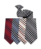 Square Infiniti Poly Woven Clip on Tie