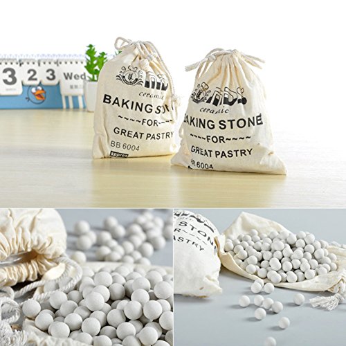 Aneil Cordierite Baking Heavy Steam Stone Pie Tart Custard Pan Stone High Temperature Resistance