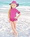 RuffleButts Berry Polka Rash Guard - 18-24m