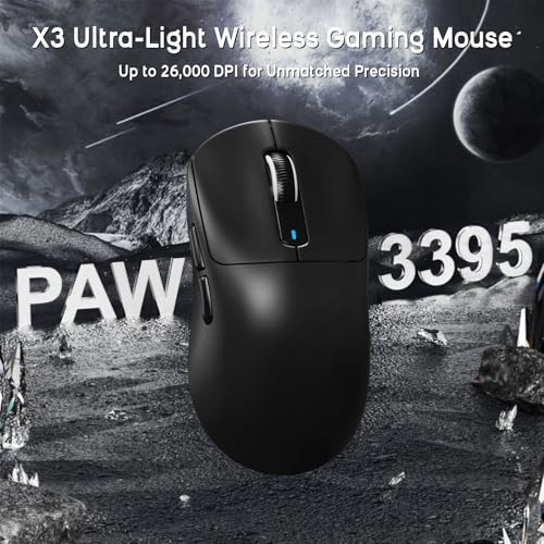 ATTACK SHARK X68 HE Wired Magnetic Keyboard with X3 Wireless Gaming Mouse Combos, 8KHz Rapid Trigger Keyboard, 0.01mm RT Accuracy, 49g SUPERLIGHT Mouse, PAW3395, 26000 DPI - Moonlit Night