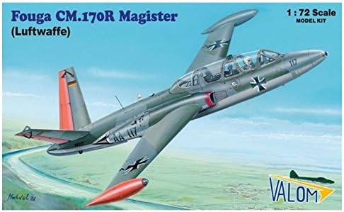 Fouga CM.170R Magister in Luftwaffe (1/72 model kit, Valom 72084)