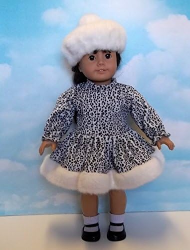 Beatrice Collection Snow Leopard Princess Set. Fits 18” Dolls Like American Girl
