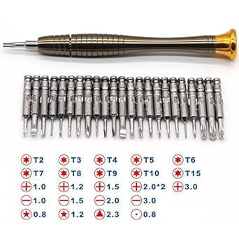 Mantra 25 in 1 Precision Screwdriver Set Multi Pocket Repair Tool Kit