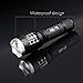 LED Flashlight,Xnucol Ultra Bright Multifunction Focus Adjustable Flashlight For Outdoor Sport Explore Home Lighting Car Emergency Escape Window Breaker and Survival Torch (Silver)