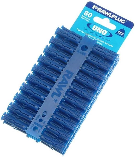 Rawlplug Uno Universal Contract Wallplug 8 mm Blue, 8 x 32 mm - Image 3