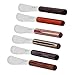 La Cote 6 Piece Cheese Knife Spreader Set Stainless Steel Blade Pakka Wood Handle (7.5 inch)