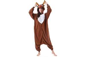 Beauty Shine Unisex Adult Onesie One Piece Pajamas Cosplay Cartoon Costume Halloween Christmas Sleepwear Jumpsuit Homewear