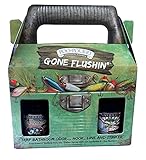 Poo-Pourri GONE FLUSHIN' gift Set with 2 oz bottles of Trap-A-Crap and Bass Ackwards before you go toilet spray
