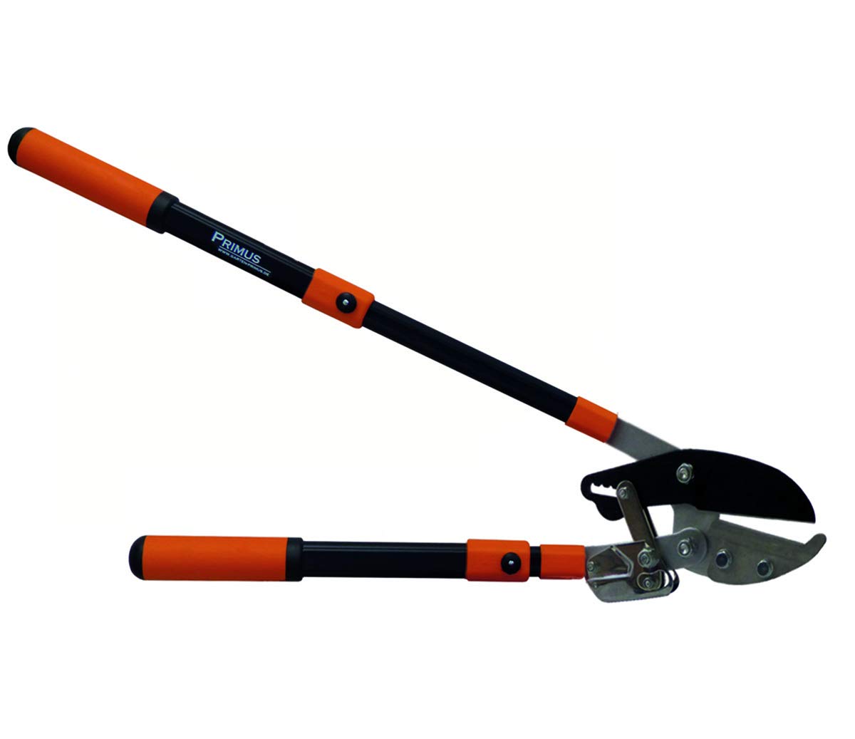 Primus 1100 Anvil Ratchet Lopper Shears – Strongest Pruning Shears The We Rectangular Shaped Telescopic Arm, Black