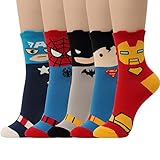 5 Pairs Marvel Original Avengers Low cut Crew Ankle