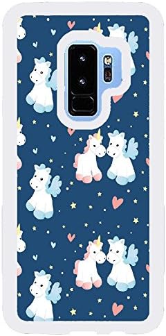 sanlianwangluokeji Custom Samsung Galaxy S9 Plus Case - Cute unicorns Hard Plastic phone cell Case for Samsung Galaxy S9 Plus
