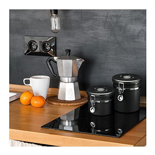 Jura A1 Automatic Coffee Machine (Piano Black) with 8.8 Oz. Stainless