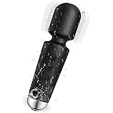 blankdict Personal Massager, Micro Wireless Massager, Powerful Combination of Functions, Waterproof and Portable, Suitable for Neck, Leg and Hand Pain, Deep Black