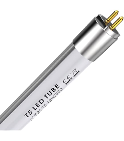 IHYCTV F21T5 Replacement LED Tube T5, 18W, 34 inch, 2050lm, 6500K