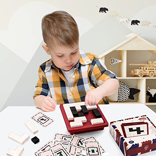 N NOCKY Puzzle Games Cubes Board Game Puzzle Pattern Blocks Brain