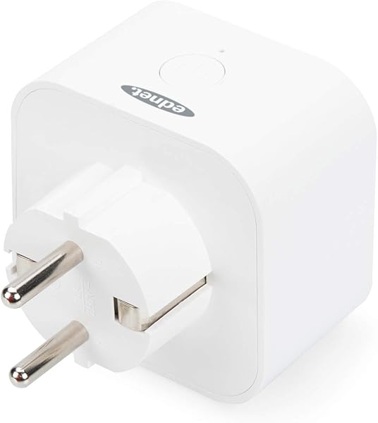 ednet Pack de 2 enchufes WiFi con aplicacin y Control por Voz para Amazon AlexaGoogle Home Enchufe con proteccin de Contacto WiFi Color Blanco
