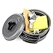 Touz Camping Cookware Lightweight Set-11Pcs Hiking Backpacking Cooking Picnic Bowl Pot Pan Set