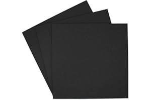 CountryArtHouse Pack of 10 4x6 3/16" Black Foam Core Backings