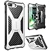 i-Blason iPhone 7 Plus Case, iPhone 8 Plus Case, Transformer Kickstand Apple iPhone 7 Plus/iPhone 8 Plus Heavy Duty Dual Layer Combo Holster Cover case with Locking Belt Swivel Clip (White)