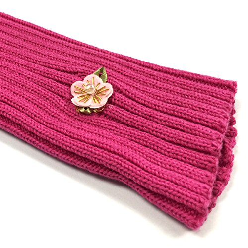 Wrapables Children's Flower Fairy Costume Leg Warmers, Hot Pink, Hot Pink